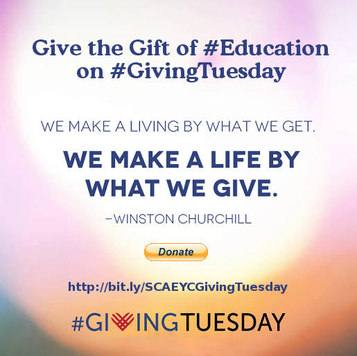 SCAEYC #GivingTuesday